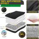 Water Pressure Tank Insulated Cover, 28Dia x 64H in, Black