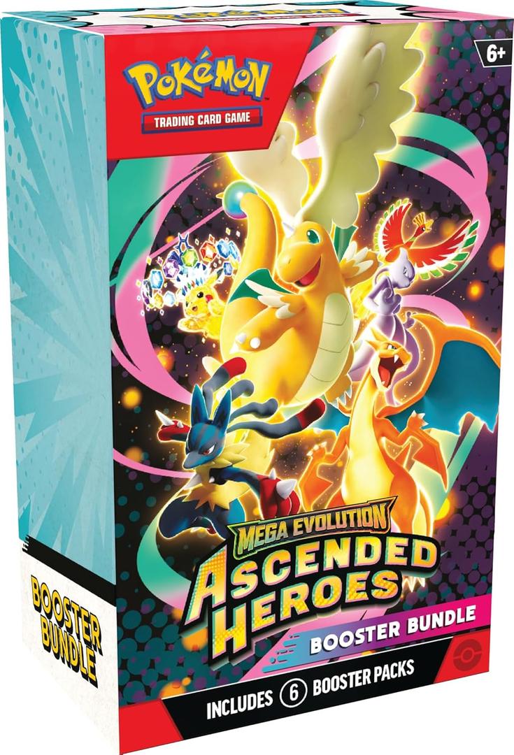 Pokmon TCG: Mega EvolutionAscended Heroes Booster Bundle