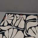 HIWX Boho Black and Beige Floral Pillow Covers 18 x 18, Botanical Neutral Plant Decorative Throw Pillow Cover, Abstract Bohemian Flower Plant for Sofa Bed Girls Room Home Decor Reversible Pillowcase