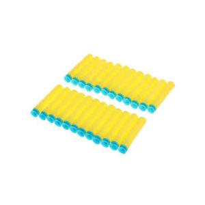 36 PCS Suction Darts Foam Bullet Refill Pack - Compatible with N-Strike, Modulus, AccuStrike - Safe Foam Ammunition for Kids, Teens, and Adults(Yellow)