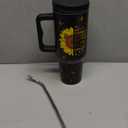 Sunflower Gifts For Women, Positive Tumbler With Handle 40 Oz, Sunflower Tumbler For Women Sister Best Friends, Christmas Gifts, Christmas Travel Coffee Insulated Cup