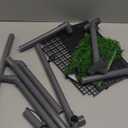 Extra Large Standing Turtle Basking Platform, 13.4" Width Resting Area, DIY Basking Platform for Aquatic Pets, Turtle Tank Accessories, PVC Pipes and EggCrate