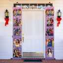 2Pcs Katseye Birthday Porch Sign Door Hanging Banner Party Supplies for Katseye Birthday Decorations