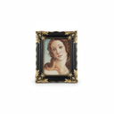 5x7 Vintage Picture Frame with Embossed Flower Design,Ornate Frame Resin Antique Frames for Tabletop & Wall Hanging