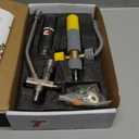 Tool Daily Foam Cannon Dual Connector, Mini Foam Cannon for Pressure Washer, 5 Power Washer Spray Nozzle Tips, 1/4 Inch Quick Connect