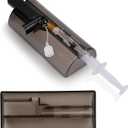 Tandem tslim X2 Pump Cartridge Filling Tool Accessories, tslim X2 Insulin Precise Alignment Filling Tool Accessories, Diabetic with Shaky Hands Visual Impairment Supplies, Black