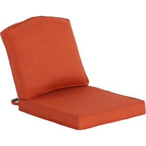 20"x21.5" Outdoor Deep Seat Patio Cushions Set of 1, Outdoor Chair Cushions Bottom Resilient Foam Filling Water-Resistant UV Resistant Weather Resistant with YKK Zippers,Quarry Red