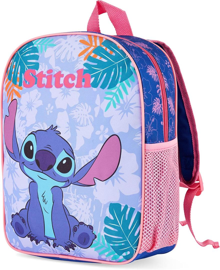Disney Stitch Mini Backpack Girls Toddlers 12x9 Preschool Kindergarten Daycare Backpacks School Supplies Gifts for Girls (Stitch)