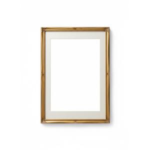 Vintage Gold Ornate Baroque Carved Wood Picture Frame with Mat (26*38 inch)