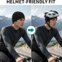 3-Pack Cooling Skull Caps for Men & Women, Soft Nylon Breathable 3D Mesh Helmet Liner, Moisture Wicking Cycling Cap (Black)