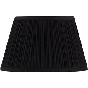 Aspen Creative 59202 Empire Uno Lamp Shade in Black, 7-7/8" Top x 11-7/8" Bottom x 7-1/2" Slant Height, Slip UNO 33mm