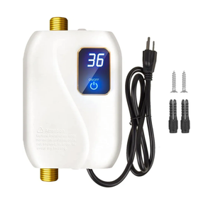 Tankless Water Heater Electric 110V, 3000W Instant Electric Water Heater, Under Sink Water Heater with Digital Display, On Demand Hot Water heater Electric for Kitchen Bathroom Washin