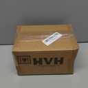 HVH Ceramic Butter Dish with Lid for Countertop, Airtight Butter Keeper with Turquoise Wooden Lid (6 x 3.5 x 2.7)