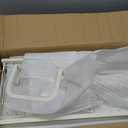 Milkshake White 3 Tier Over Sink Dish Rack Drainer with Cover - Space-Saving Organized Drying Rack for Dishes, Glasses, Bowls, Cutlery