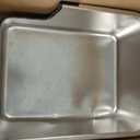 Stainless Steel Cat Litter Box, 17.5"L x 13.6"W x 6"H Metal Cat Litter Box with Low Entry for Senior, Injured Cats Anti-Slip Non-Stick No Odor Easy to Clean for Most Cats with Weight of 14Ibs or Less