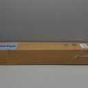 PVC Slide-On Door Bottom | Adjustable Plastic Weatherstrip Door Bottom with Drip Cap | 3 Feet (36-Inch) | for 1 3/4 Doors | White | Fits Gaps 3/8 to 7/8 | Made in The USA