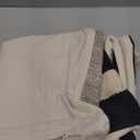 cygnus 24x24 Pillow Covers Set of 2 -Boho Rustic Farmhouse Decorative Throw Pillow Covers for Couch Sofa Bedroom Livingroom,Black Linen Patchwork Faux Leather Couch Covers,Black