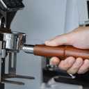 54mm Bottomless Portafilter Breville Compatible Rosewood Handle & Naked 18-21 Gram Filter Basket Included Fits Barista Express, Pro, Touch, Bambino Plus, Infuser, Duo Temp Pro Impress