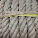 Jute Rope Heavy Duty 2 Inch 25 Feet, Natural Hemp Rope, Twisted Hemp Rope for Crafts, Gardening, Bundling, Climbing, Hammock, Nautical rope, Tug of War rope, Railings, Home Decorating (2 Inch25 Feet)