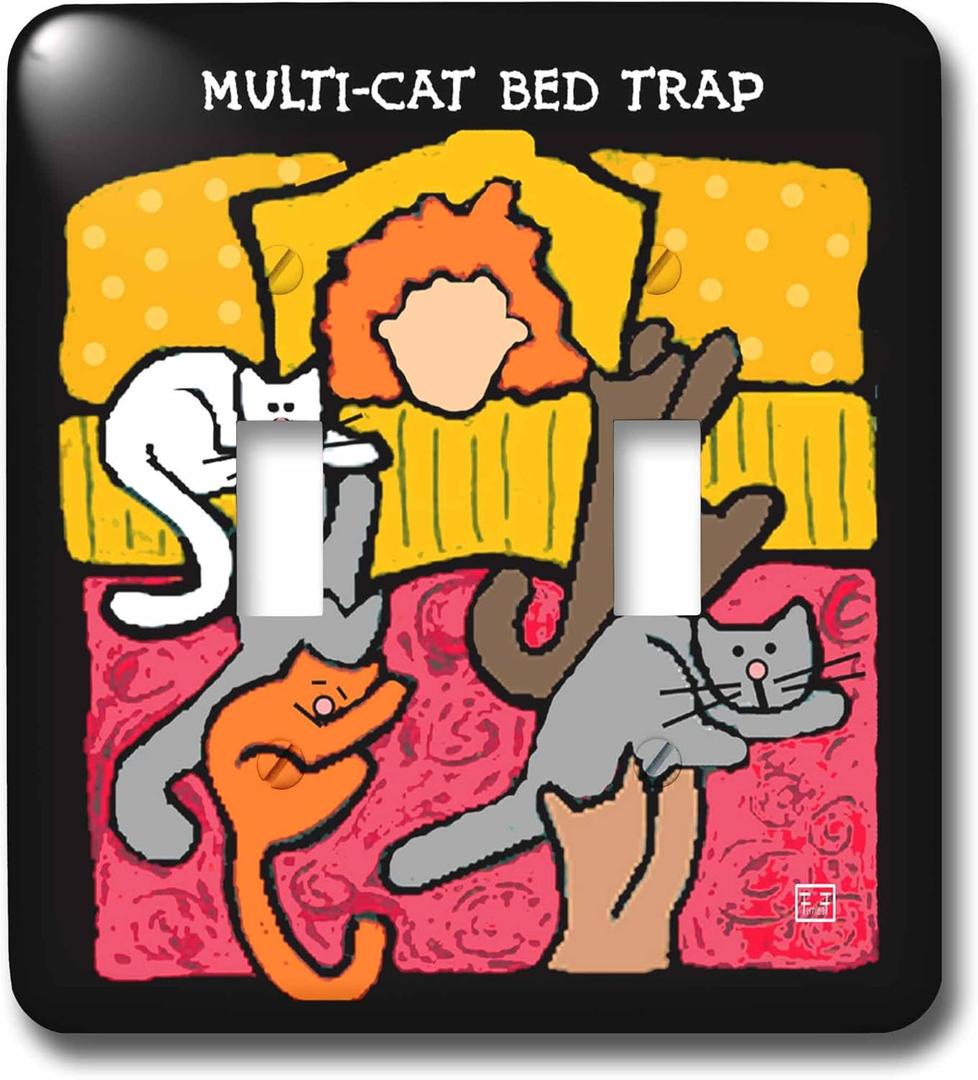 3dRose LSP_36679_2 Double Toggle Switch