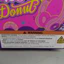 iClever Kids Headphones with Cat Ear Led Light Up, Safe Volume Limite, FunShare, Foldable, Over-Ear Headphones for Kids for School/iPad/Tablet/Travel, Meow Donut-Pink (Medium)