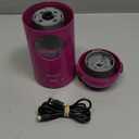 AFMAT Electric Pencil Sharpener, Fully Automatic Pencil Sharpener for Classroom, 7-11.5mm Colored/Jumbo Pencils, Auto in & Out, Rechargeable Hands-Free Sharpener for Home Office PSX5, Pink