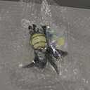 Stained Metal Hummingbird Suncatcher, Window Crystal Prisms Sun Catcher Hanging Ornament Rainbow Maker Bird Garden Wall Art Fence Decorations