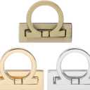 uxcell 3Set Turn Lock Clasp Kit, Press Lock Clasp Closure Twist Turn Locks Hardware Buckle Fasteners for Purse Leather Making (53x20mm, Gold, Silver, Bronze)