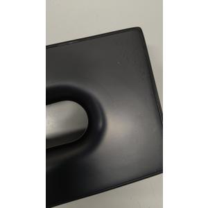 Matte Black Tissue Box Cover Rectangular, Facial Tissue Dispenser for Bathroom, Kitchen, Bedroom, Office, Hotel, Restaurant, Countertop, Nightstand, Car, and Desk