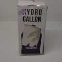 Hydro Gallon - 1 Gallon Water Bottle Jug with Insulated Sleeve and Straw Lid, Handle, Time Marker, Pocket, Shoulder Strap. Daily Intake Leakproof BPA free Large Big Bottle. 128oz (Navy Blue)