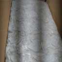 Accent Chairs Set of 2, Comfy Chair with Cushion, Mid-Century Modern Living Room for Bedroom, Reading, Plaid & Grey