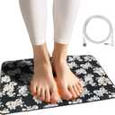 Grounding Mat for Feet - Grounding Well Mat with Anti-Slip Surface - Improves Sleep,Energy and Ailments, Reduces Stress - Complete Earthing Pad for feet, Desk, or Chair