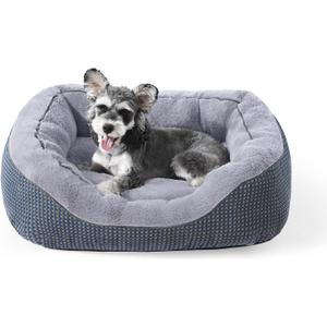 INVENHO Small Dog Bed Washable Orthopedic Calming Warming Durable Pet Bed with Anti-Slip Bottom
