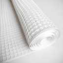 PotatoLife Plastic Hardware Mesh Netting, Garden Netting, Temporary Fence, Tree Guards, Safety Net for Balcony, Deck, Stair Railing, Animal Barrier, Poultry, Deer, with 50 Zip Ties, 4' x 50', White