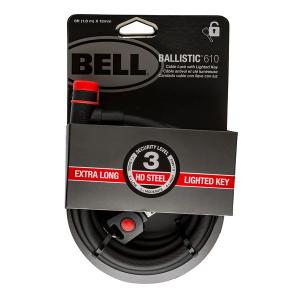 Bell Sports Ballistic 500 4' X 18mm Heavy-Duty Key Cable Bicycle Lock, Black Bell Sports Ballistic 500 4' X 18mm Heavy-Duty Key Cable Bicycle Lock, Black