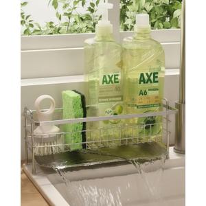 Sponge Holder for Kitchen Sink Sink Caddy Dish Sponge Holder Rustproof Waterproof Durable Stainless Steel Silver Organizer Rack for Bathroom Kitchen Home 2.76 * 4.31 * 1.81in (Extended Storage Silver) Sponge Holder for Kitchen Sink Sink Caddy Dish Sponge Holder Rustproof Waterproof Durable Stainless Steel Silver Organizer Rack for Bathroom Kitchen Home 2.76 * 4.31 * 1.81in (Extended Storage Silver)