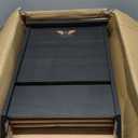 WildYard Big Bat Box - Black, 3 Chamber, Large Certified Bat House for Outside - Artificial Roost Kit for Wall-Mount or Pole-Mount - Bathouses for Backyards