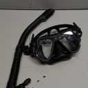 Greatever Dry Snorkel Set,Panoramic Wide View,Anti-Fog Scuba Diving Mask,Professional Snorkeling Gear (Adults, Black)