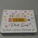 MHSMHL Teacher Gifts for Women, Teacher Appreciation Gift, Teacher's Gifts, Thank You Gift for Teachers Bulk basket Back to School End of Year for Christmas Thanksgiving with 16oz Glass Cup