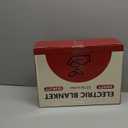 Twin Electric Blanket 62"x84" Heating Blanket Twin, Wheat Pattern Ultra-Soft Flannel & Thick Sherpa with 5 Heat Settings & 10 Hour Auto Shut-Off, ETL & FCC Certified, Machine Washable Home Use, Beige