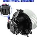 Front AC Blower Motor with Fan Fits for 2008 2009 2010 2011 Mercedes Benz C300 C350 C63 E350 E550 GLK350 HVAC Heater Blower Motor Replaces# 700248 2048200208
