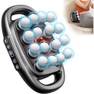16-Head Massage Gun Kit, With 3 Modes And 30 Levels Of Adjustable Strength, Electric Deep Tissue Massager For Neck, Shoulder, Back, Leg Muscle Pain Relief, Ideal Gift For Women, Men, Moms And Dads