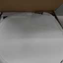 Meluvici Outdoor Patio Coffee Table Set of 2, Weather Resistant End Table, Round Nesting Tables for Living Room Balcony Office, White