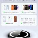 WRVVR for Apple Mag-Safe Charger 2 Pack, Magnetic Wireless Charger for iPhone 17/17 Pro/17 Pro Max/Air/16 15 14 13 12 Pro Max Plus mini,Charging Pad for Airpods Pro 3 2,Strong Magnet, Black