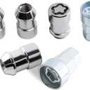M12 x 1.5 Wheel Lock Lug Nut kit Anti Theft Compatible with Accord Civic Odyssey CR-V Prelude Avenger Neon Daytona Caravan Escape Focus Celica ES300 ES330 ES350 Fusion MKZ Camaro & More Replace 24210