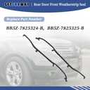 Rear Door Front Weatherstrip Seal BB5Z-7825324-B BB5Z-7825325-B Compatible with Ford Explorer 2011 2012 2013 2014 2015 2016 2017 2018 2019 Ford Front Weatherstrip
