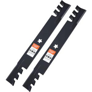 42 Inch Mower Mulching Blades for 134149 138971 Craftsman LT2000 LT1000 Poulan Pro Husqvarna 42" Deck Riding Lawn Mower Replace 532138971 532134149 138498 5-Point Star (2 Pack)