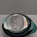 BoxedHome Green Ombre Nesting Plastic Mixing Bowl Set With Pour Spout, Microwave and Dishwasher Safe, BPA free Non-Slip Base, Set of 4 Size 1.7, 2.5, 3.5 and 4.5qt, Great for Prepping, Baking, Cooking