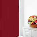 Home Expressions Brooklyn Bath & Co. Premium PEVA Shower Curtain Liner Beige, 70 x 72 Inch, Waterproof Heavy Duty Shower Liner with Grommets & 3 Magnets (Burgundy-1)