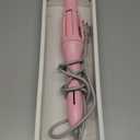 Automatic Hair Curler 4 Temperature & 3 Timer Settings, Auto Shut-Off, Anti-Scald Rotating Curling Wand (Pink)